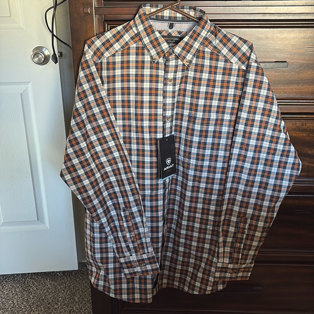 NWT Ariat Pro button down shirt